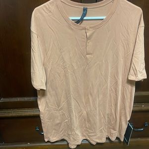 Mens Lululemon shirtsleeve Henley. Brand new with tags. Size XL